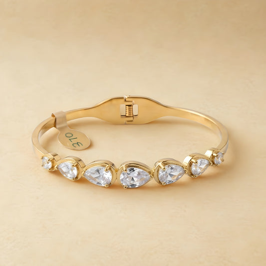 Golden Laurel Bangle