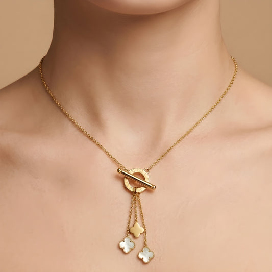 Clover Tassel Necklace