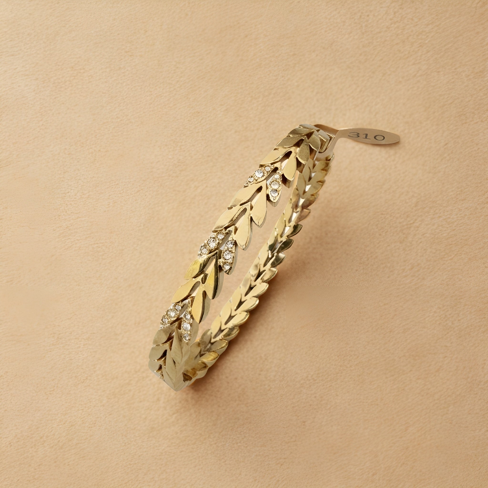 Teardrop Crystal Bangle