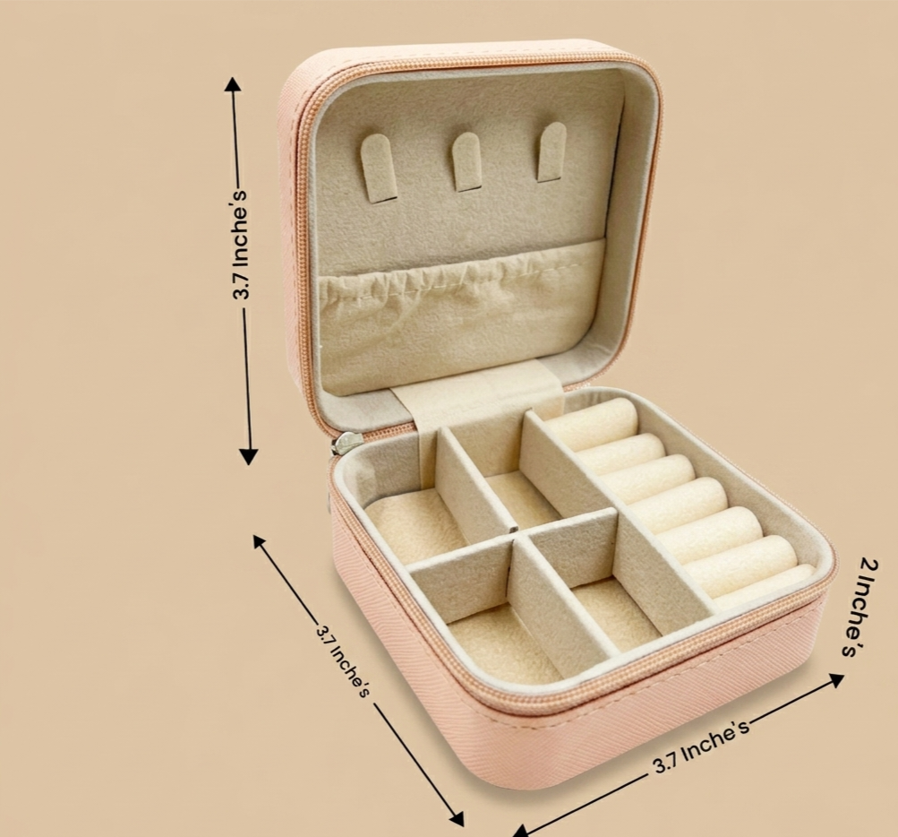 Pink jewellery box